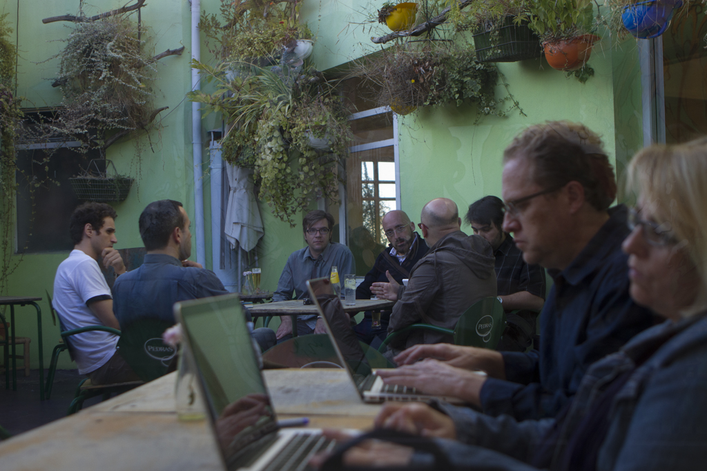 EAD Conference organizing committee with Hugo participating in background